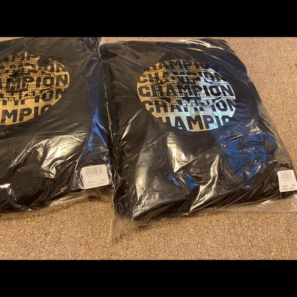 Champion Black W/ Gold Metallic Hoodie - Picture 7 of 7